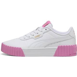 PUMA Carina 3.0 Sneakers Youth, Shoes, White/Gold/Posie Pink, 39