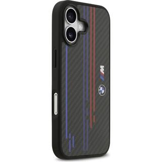 iPhone 17 - BMW MagSafe Kevlar Cover - Printed Tricolor - Black