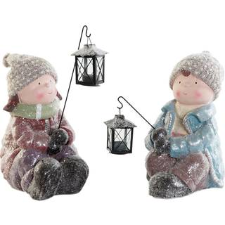 Julepynt DKD Home Decor Multifarvet 29 x 18 x 34 cm (2 enheder)