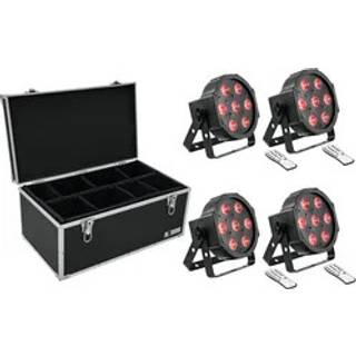 Eurolite Set 4x LED SLS-7 HCL Floor + Case TDV-1 TILBUD NU