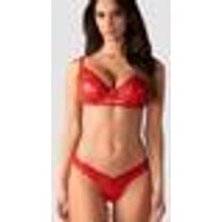 Obsessive Aliosa 2-pcs Set Red L/XL