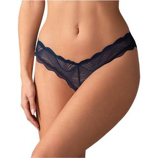 Obsessive Nightly Blue Crotchless Thong Black XS/S