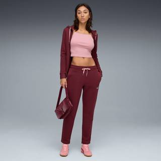 PUMA Metallic Hooded Sweat Suit Women, Clothing, Ruby Shimmer, M