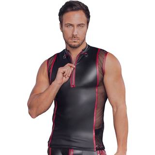 Skjorte i et 2-farvet mat look