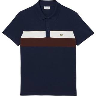 Lacoste Colour Block Polo T Shirt Navy