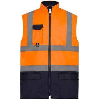 YOKO YK005 Veste & Bodywarmers Orange / Navy 3XL