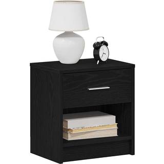 Sengeborde Med Skuffe 39X28X41 Cm - 1 / Sort