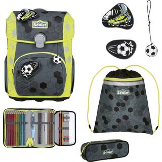 Scout Neo Superflash Extreme Schulranzen Set Soccer Star 5-teilig