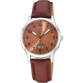 Master Time MTGA-10959-82L Herrenuhr Funk Super Power Aviation Braun
