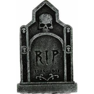 Halloween Grabstein 1816-1901 mit Totenkopf 53cm
