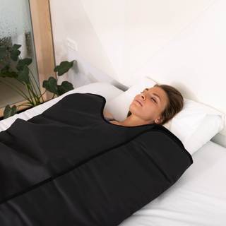 Luksus Infrarødt Saunatæppe - 3 Zoner med Energisten. Lilla eller Sort Sort