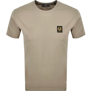 Belstaff Featherweight Logo T Shirt Dark Sand