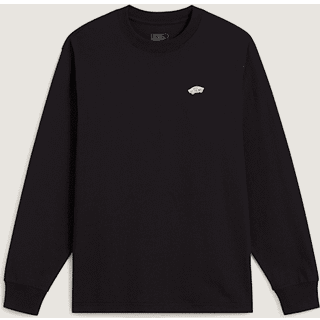 Vans - Style 76 Long Sleeve T-Shirt, Man, Black, Size: M - Black - M