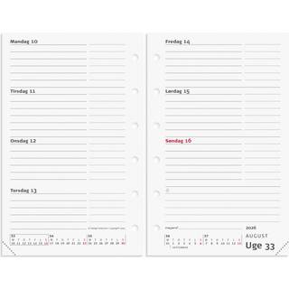 Mayland System Mini ugekalender tværformat REFILL 2026