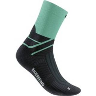 Bauerfeind Run Performance Mid Cut Running socks Men-mint, Size 38-41