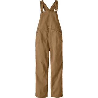 Patagonia Women's Point Reyes Canvas Overalls Nest Brown, 8