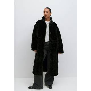 Gina Tricot-Faux fur bonded coat-faux fur jakker-Sort-XS-Dame