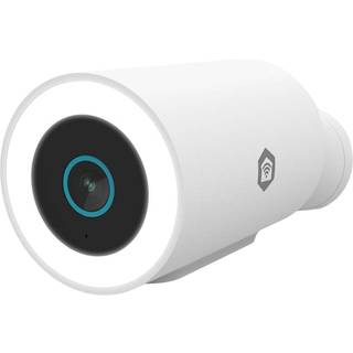 Nedis - SmartLife udendørskamera | Wi-Fi | Spotlight | 3MP Full HD 1296p | IP65 | Cloud Storage (mulighed) / microSD (ikke inkluderet) / Onvif | 5 V DC | Med bevægelsessensor | Nattesyn | Hvid - WIFICO15CWT