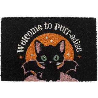 "Welcome to Purr-Adise" Türmatte 60x40cm