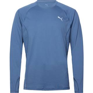PUMA Run Velocity LS Tee Str. XL Herre - Blå T-shirt til løb med åndbarhed og komfort