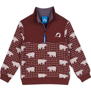 Finkid Kid's Masi Nordik Uldsweater Børn størrelse 100/110 farve rød