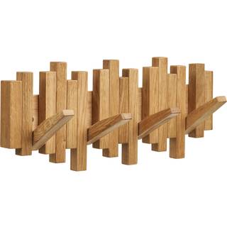 Caltra Knagerække i naturfarvet egetræ