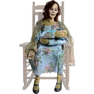 Zombie Mama & Baby Halloween Animatronic