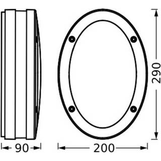OSRAM Udendørs væglampe ENDURA CLASSIC ORBI, dæmpbar, Aluminium/grå/zink, Aluminium, Moderne