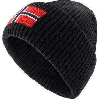 NAPAPIJRI Herren Mütze schwarz Woll-Stoff