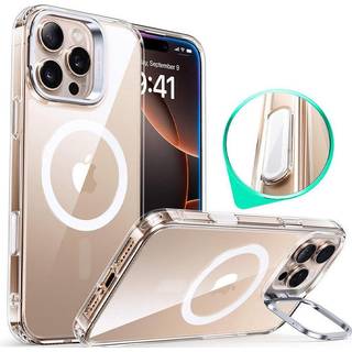 iPhone 16 Pro - ESR Classic Hybrid Cover m. Kickstand - MagSafe Kompatibel - Gennemsigtig