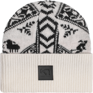 Saga Knit Beanie Off White (One Size)