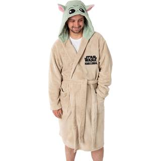 Vanilla Underground Vanilla Underground Brown Star Wars Grogu Hooded Bath Robe - X-Large