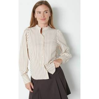 Co´Couture - Sorincc Stripe Shirt 35919 - 199 - Bone