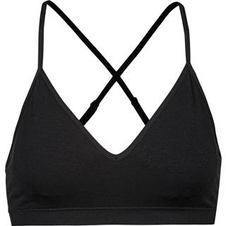 Smooth Seamless Strappy Sports Bra Black