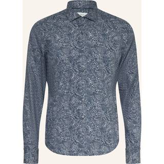SLIM FIT Shirt in navy printed
