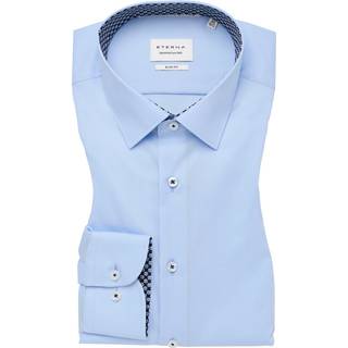 SLIM FIT Shirt in light blue plain