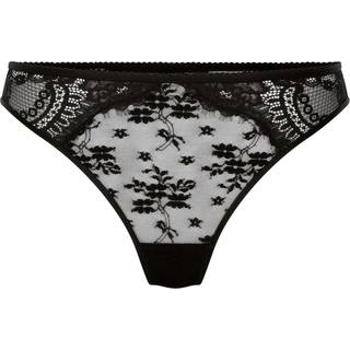 Hunkemöller Lou g-streng med høj benudskæring sort - XL