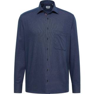 COMFORT FIT Shirt in navy structured