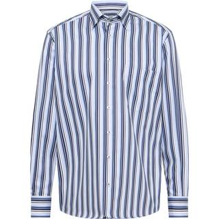 COMFORT FIT Shirt in light blue striped