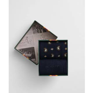 GANT Herre 2-Pack paisley-mønstrede sokker i gaveæske (43-45)