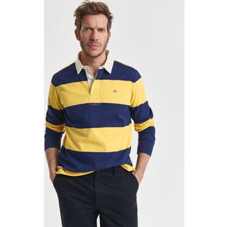 GANT Striped Heavy Rugger Persian Blue