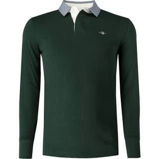 GANT Chambray Solid Heavy Rugger Tartan Green