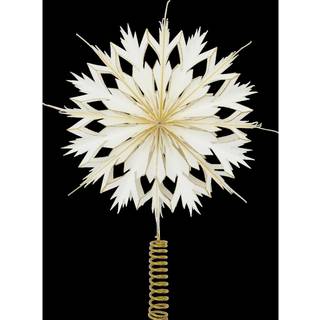 House Doctor Juletræsstjerne Alsta Hvid Gylden