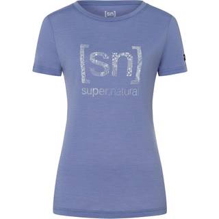 super.natural Women's Arabesque Tee Merino-shirt Damer størrelse M farve lilla