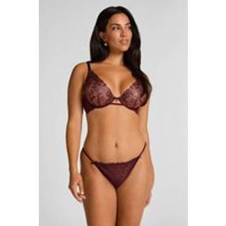 Hunkemöller Hollie g-streng med høj benudskæring Lilla - XS