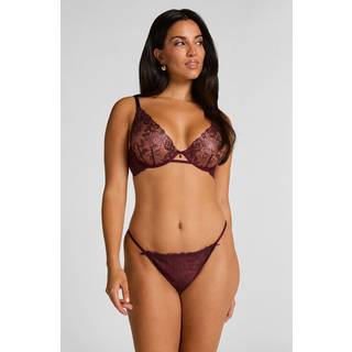 Hunkemöller Hollie g-streng med høj benudskæring lilla - M