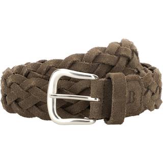 BOGGI MILANO Herren Gürtel beige Veloursleder