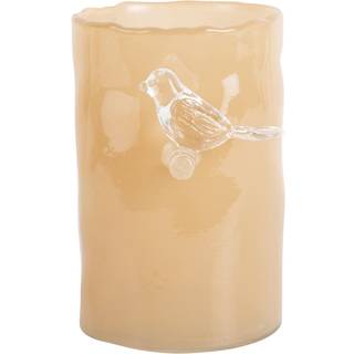 Vase Bird on branche - gul