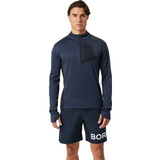Björn Borg Men's Borg Fleece Midlayer  Night Sky, S