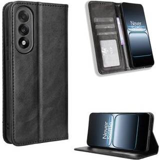 OnePlus Ace 5 Ultra/Nord 5 Retro Pung Taske med Magnetisk Lukning - Sort